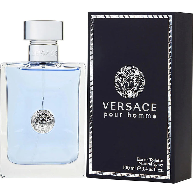 Versace Pour Homme Eau De Toilette Spray 3.4 oz