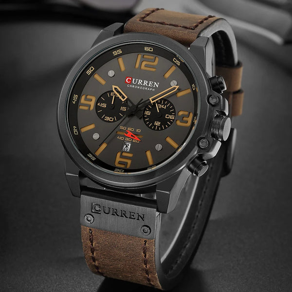 CURREN Men's Luxury Waterproof Sport Watch