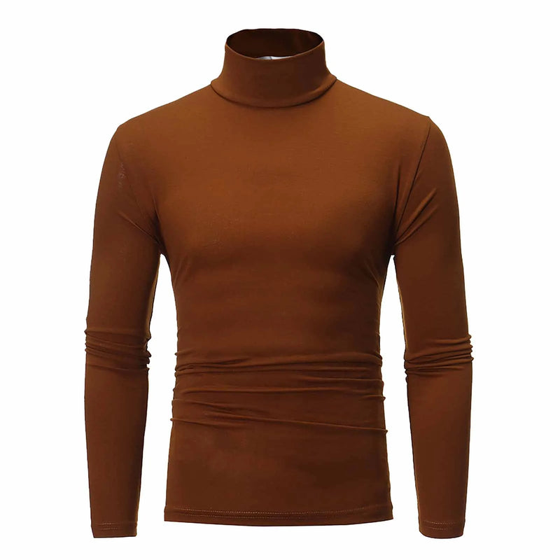 Men's Thermal Turtleneck Long Sleeve Tee