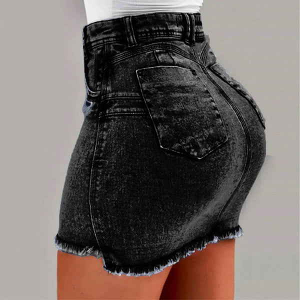 Women's Mini Denim Skirt Casual Summer