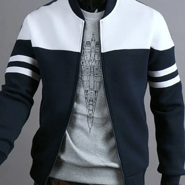 Men's Patchwork Jacket Autumn Winter Streetwear