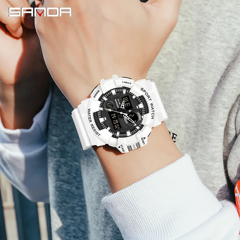 Luxury Military Quartz Watch for Men - Waterproof LED Style