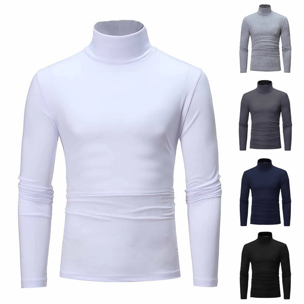 Men's Thermal Turtleneck Long Sleeve Tee