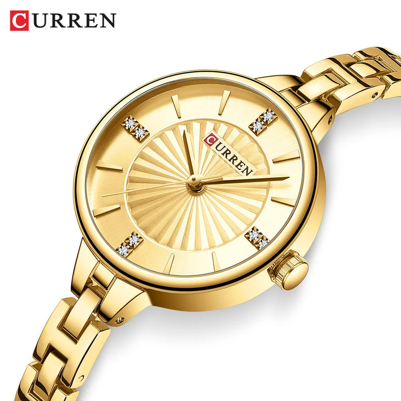 CURREN Women's Magnetic Bracelet Quartz Watch