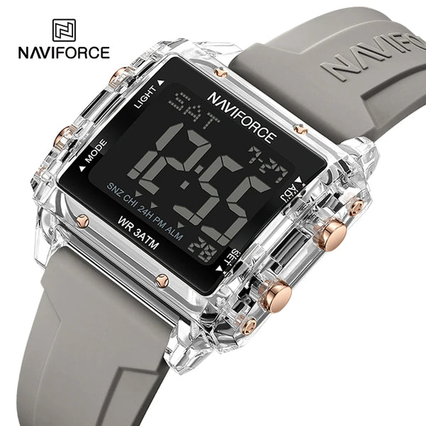 NAVIFORCE Women's 5ATM Waterproof Digital Watch