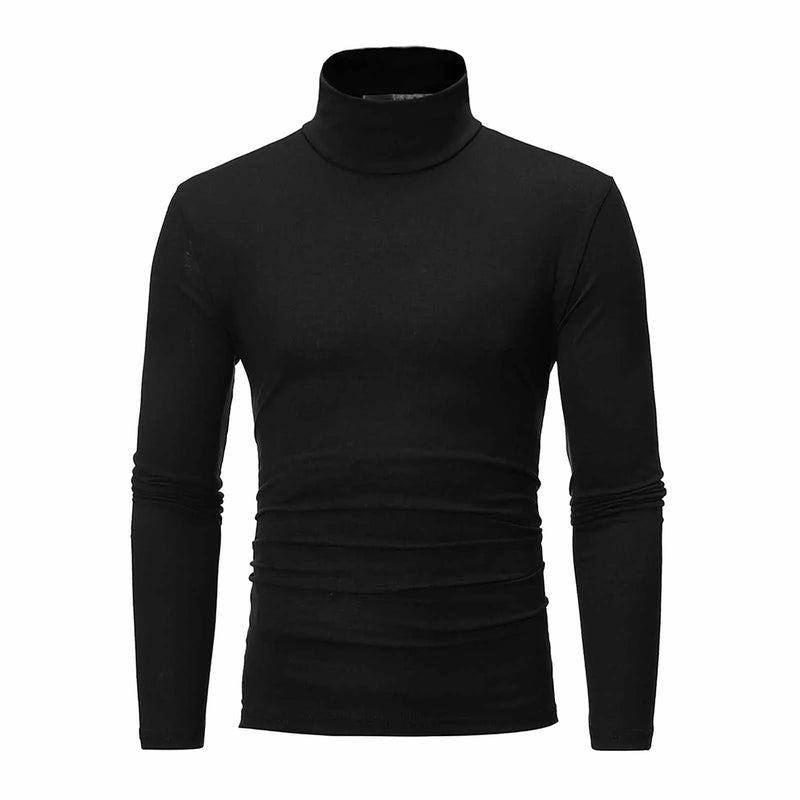 Men's Thermal Turtleneck Long Sleeve Tee