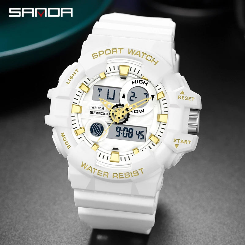 Luxury Military Quartz Watch for Men - Waterproof LED Style