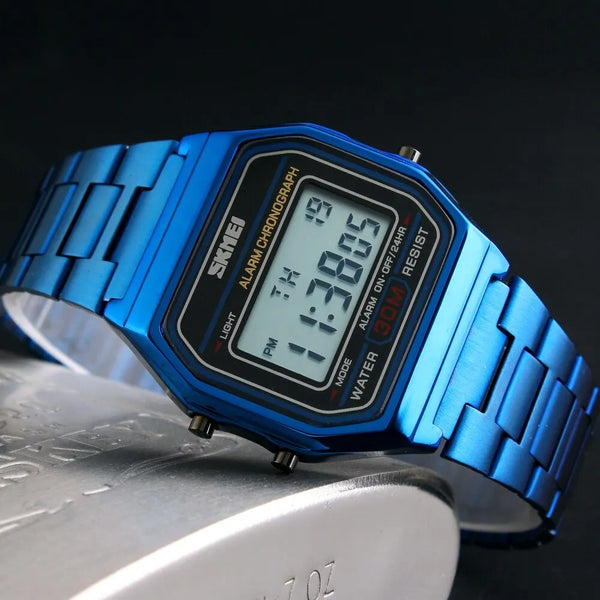 Skmei Luxury Stainless Steel Chrono Sport Watch for Men
