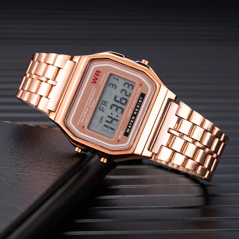 Digital LED Multifunctional Waterproof Watch for Men and Women