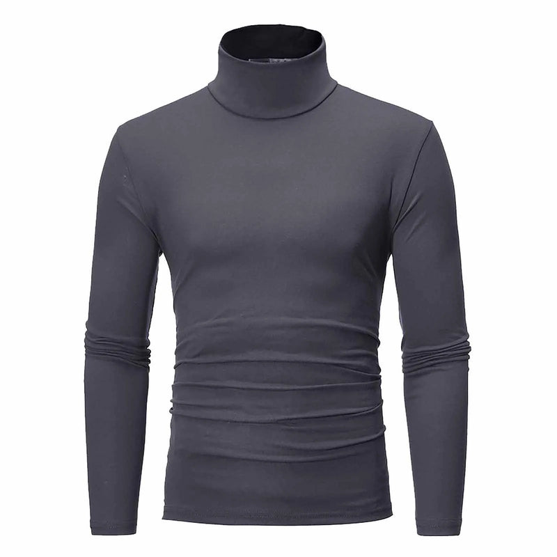 Men's Thermal Turtleneck Long Sleeve Tee