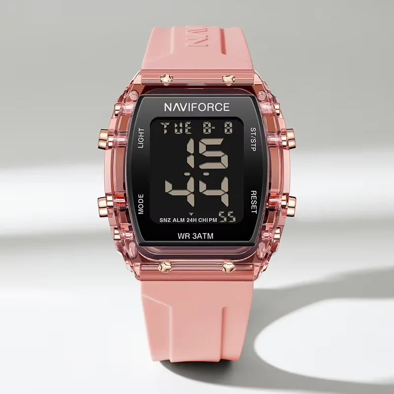 NAVIFORCE Women's LCD Digital Waterproof Watch