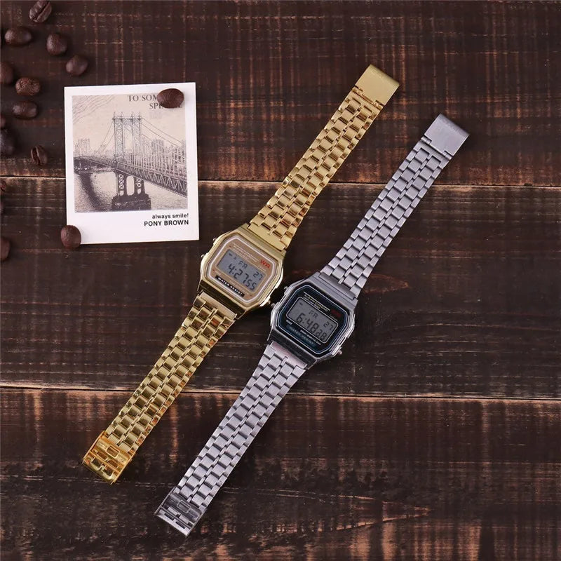 Digital LED Multifunctional Waterproof Watch for Men and Women