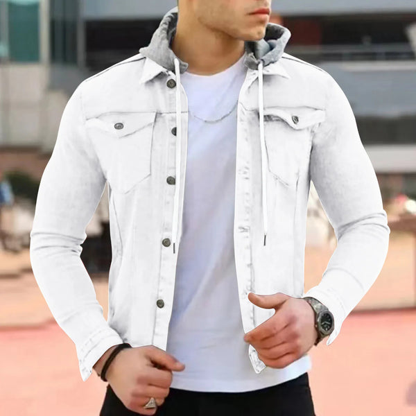 Men's Slim Denim Jacket 2023 Casual Trend