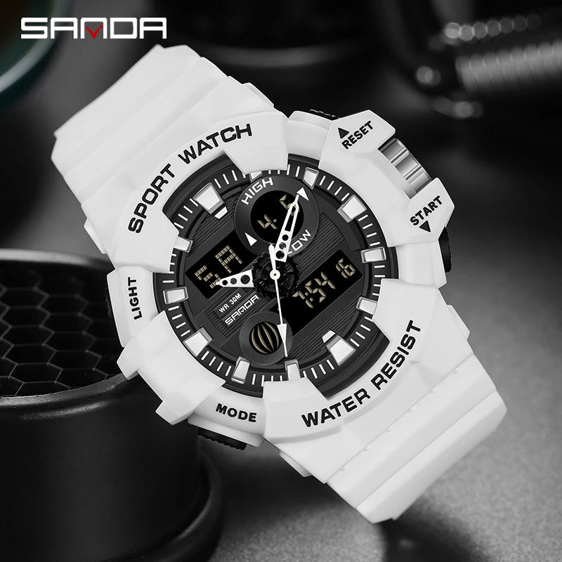 Luxury Military Quartz Watch for Men - Waterproof LED Style