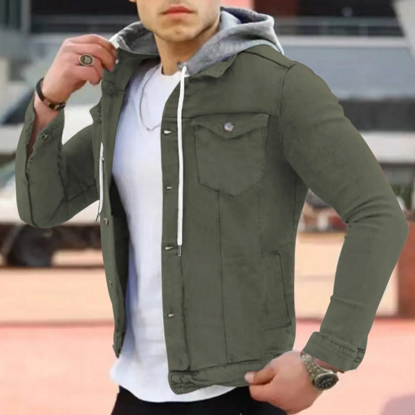 Men's Slim Denim Jacket 2023 Casual Trend