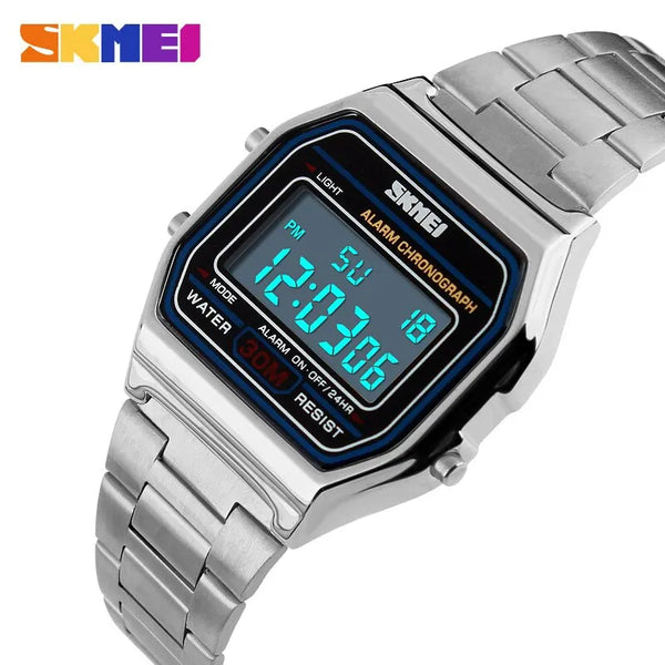 Skmei Luxury Stainless Steel Chrono Sport Watch for Men